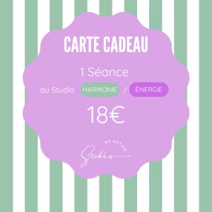 CARTE CADEAU 1 SÉANCE AU STUDIO