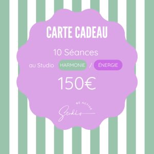 CARTE CADEAU 10 SÉANCES AU STUDIO